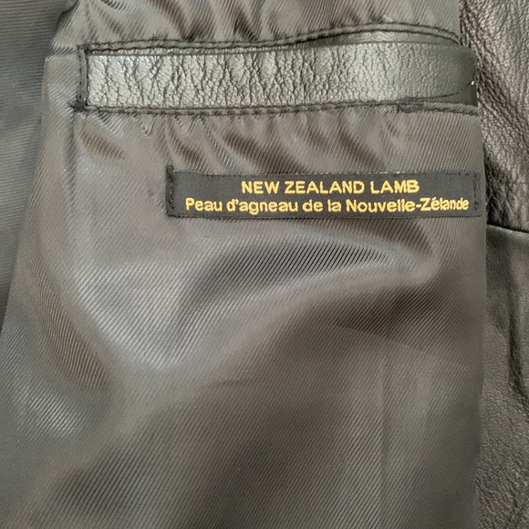 Womens Large or XL Leather jacket bh sophisticates - Picture 8 of 10